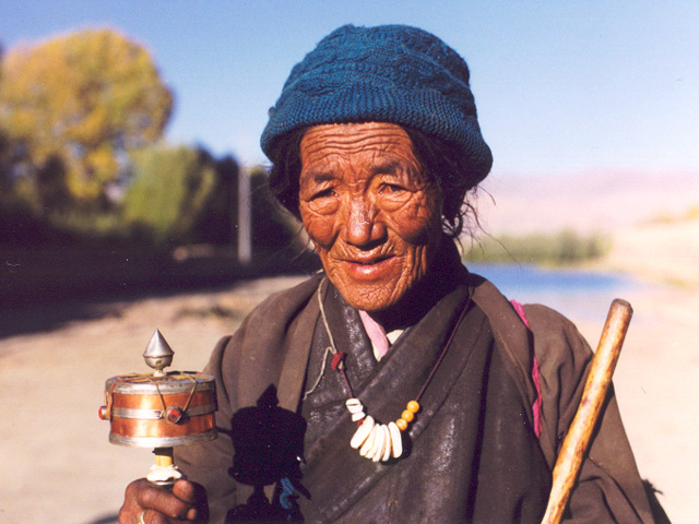 Portrait w. Prayer Wheel