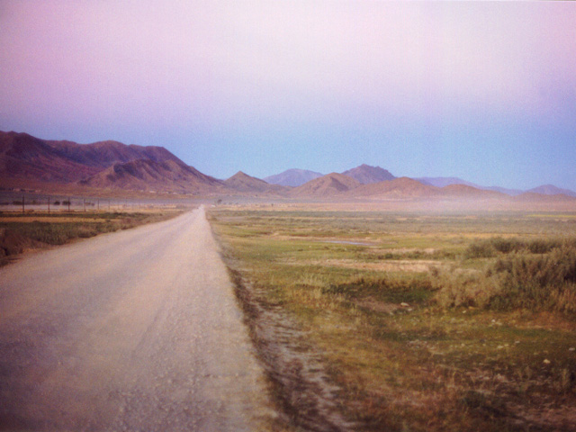 Leaving Gyantse at Dawn