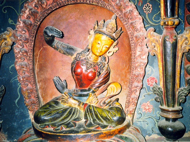 Inside Sakya Monastery