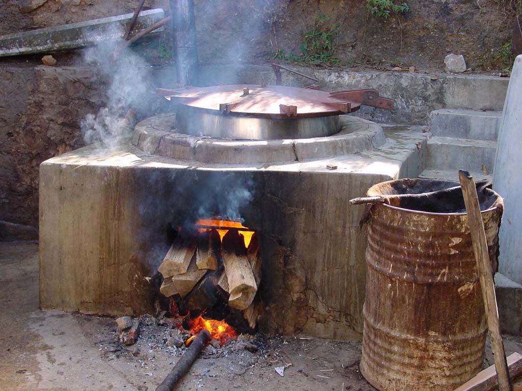 Boiling Paper Pulp