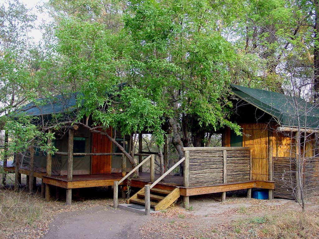 Tent and Bathroom at the Camp