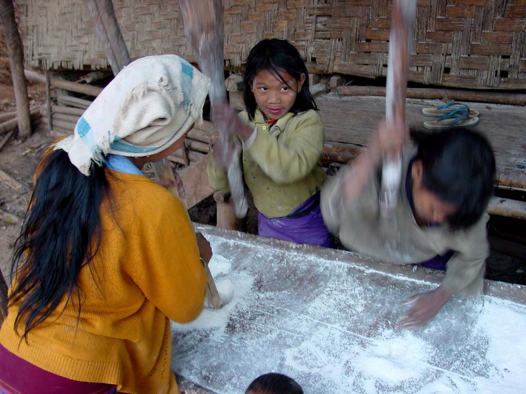 Pounding Rice