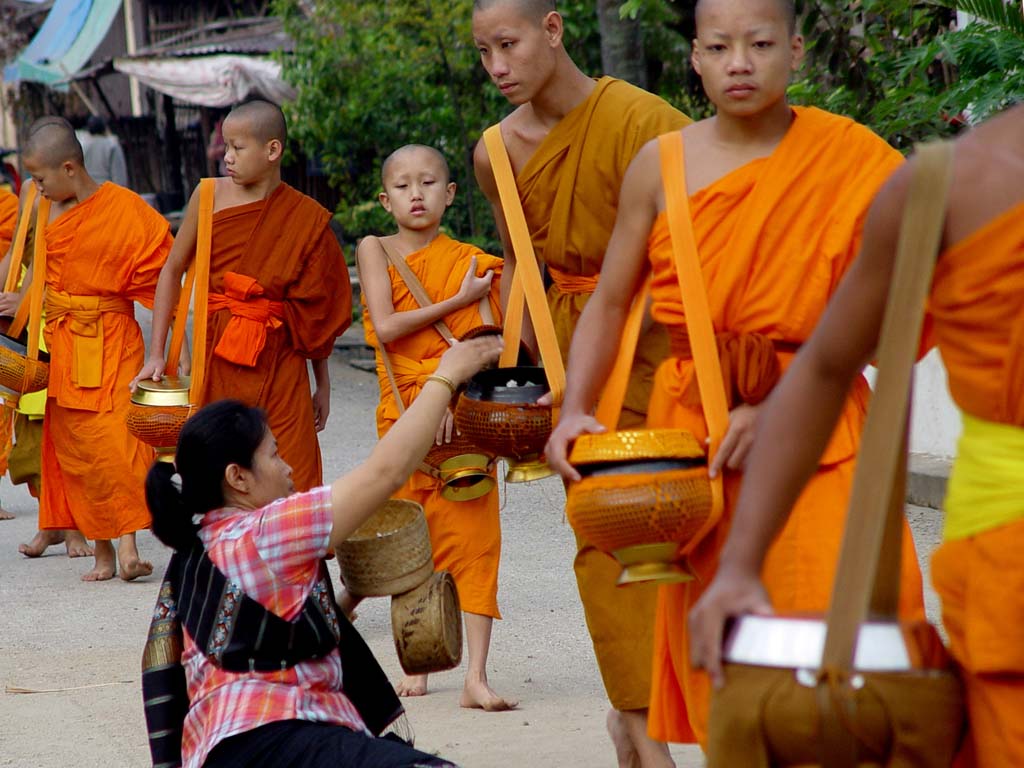 Morning Alms Procession