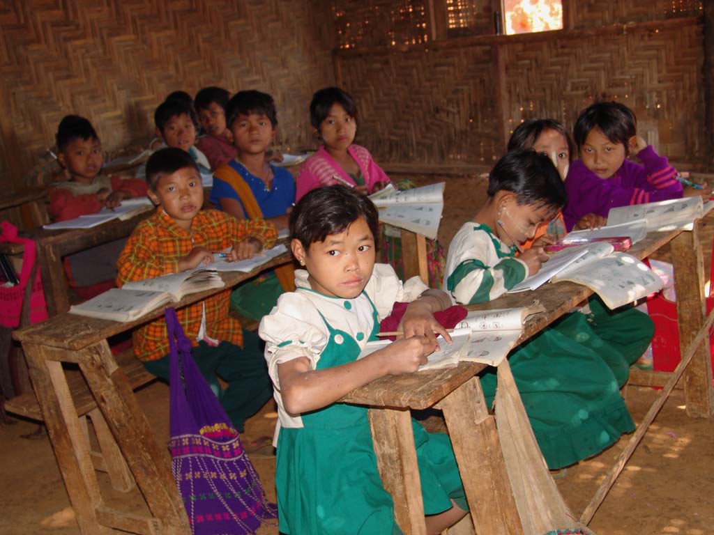 At School, Jinkan Village