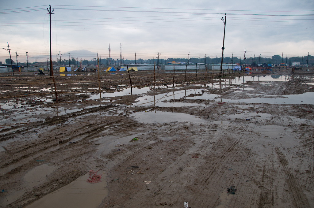Rain at Kumbh Mela