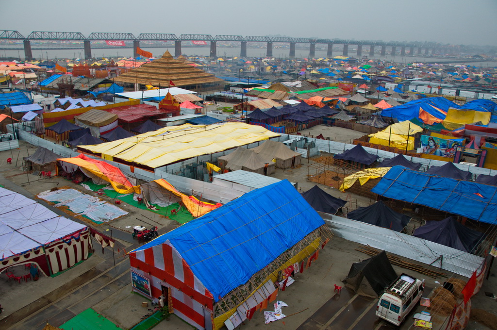 Rain at Kumbh Mela
